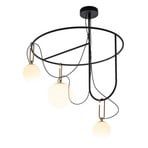 Artemide nh S4 suspension en verre, à 3 lampes