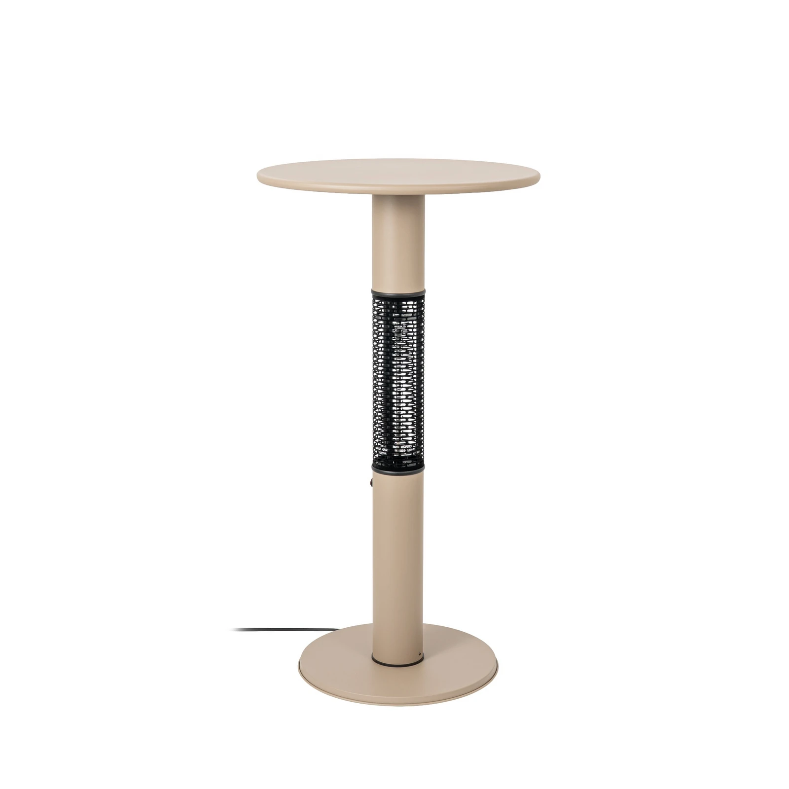 Lucande terrasverwarmer Flamaro, beige, hoogte 110 cm, IP55