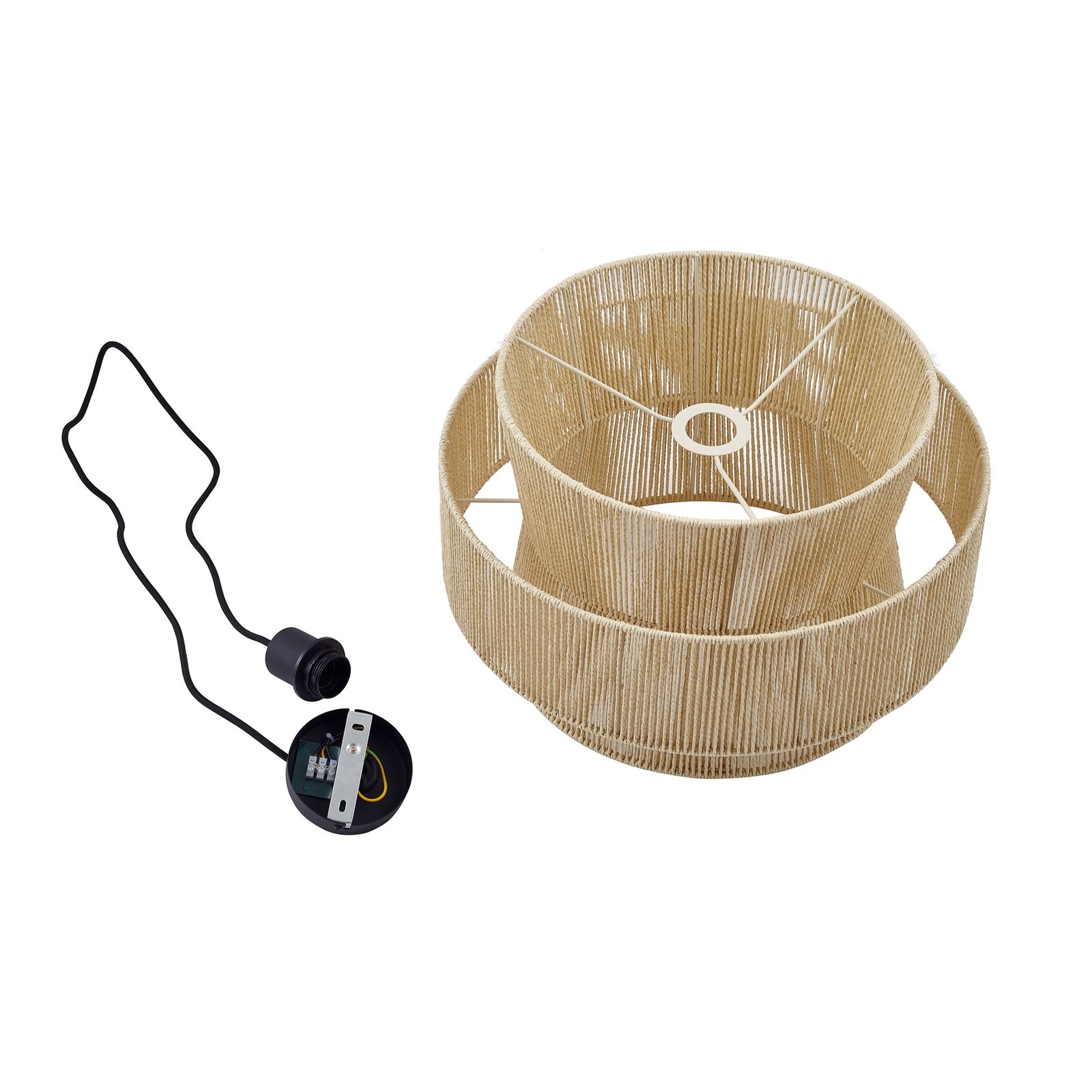 Anuva Taklampa Ø45 Natur - Lindby