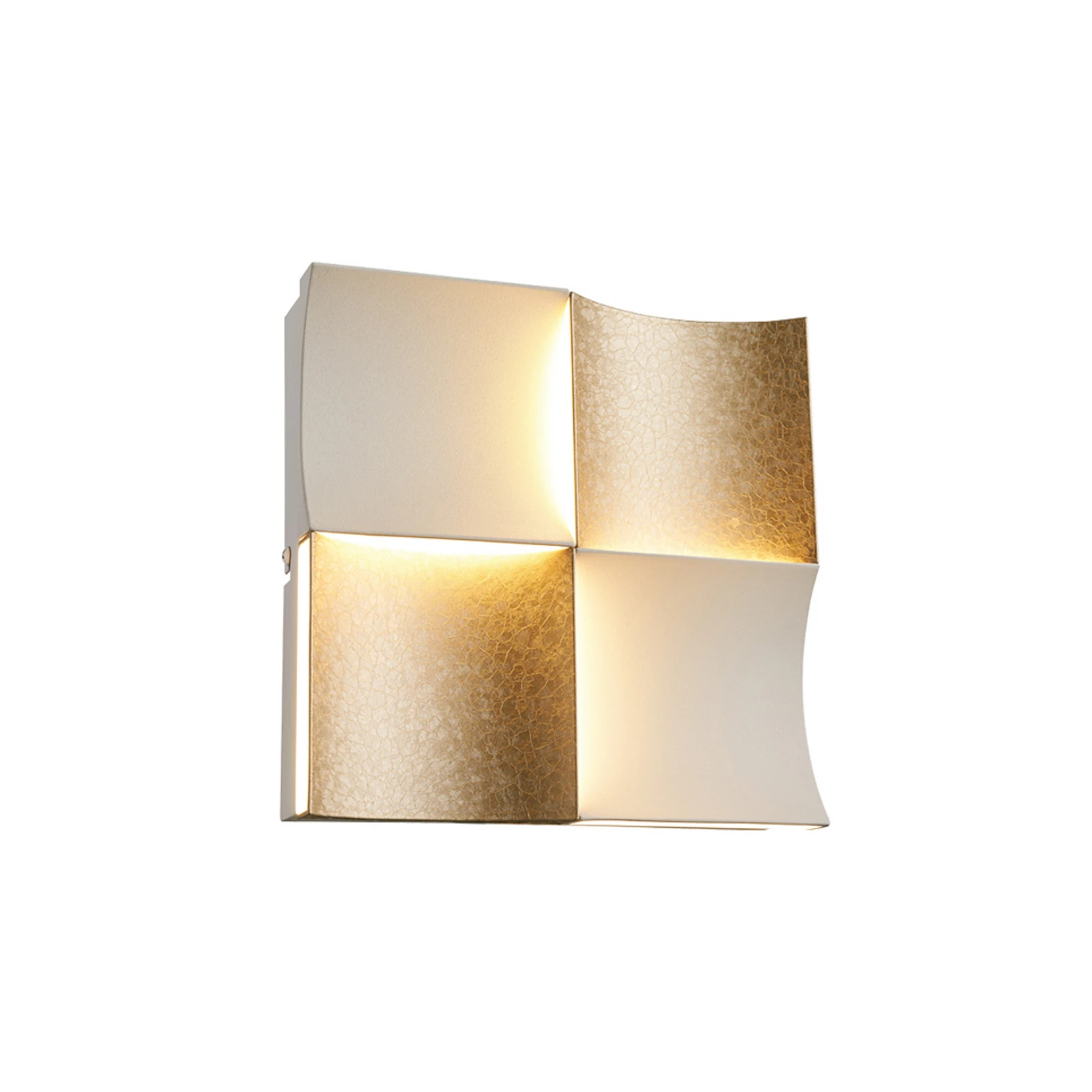 Applique murale LED Ariella, couleur or, largeur 21 cm, métal