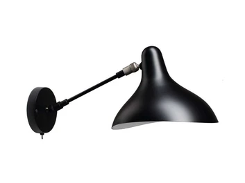 Mantis BS5 SW Wandleuchtem/Schalter Schwarz - Schottlander