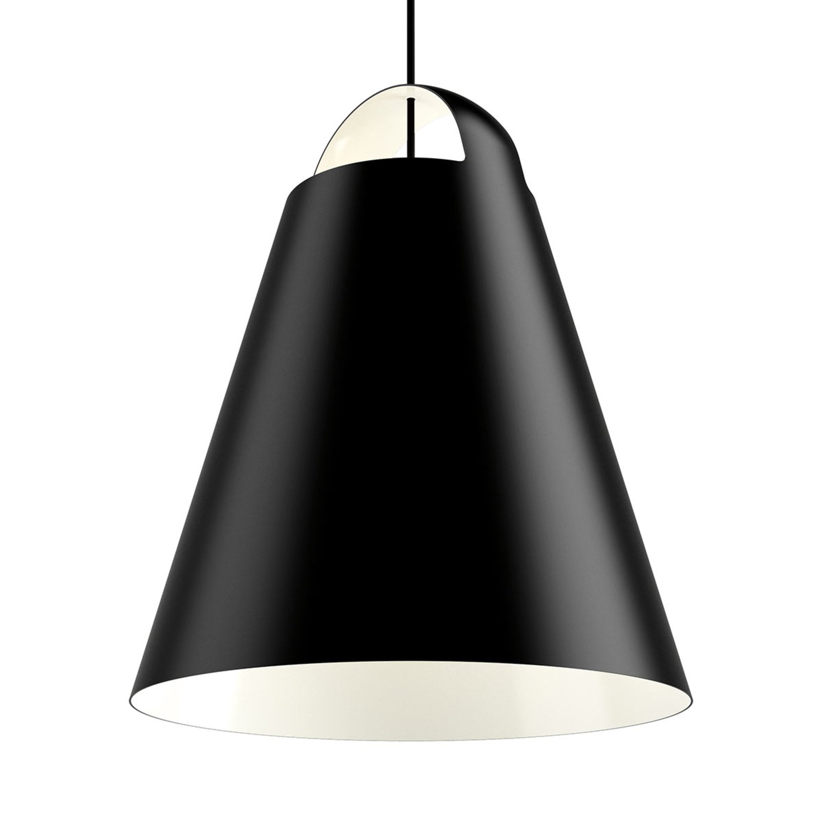 Louis Poulsen Obesna svetilka Above, črna, 55 cm