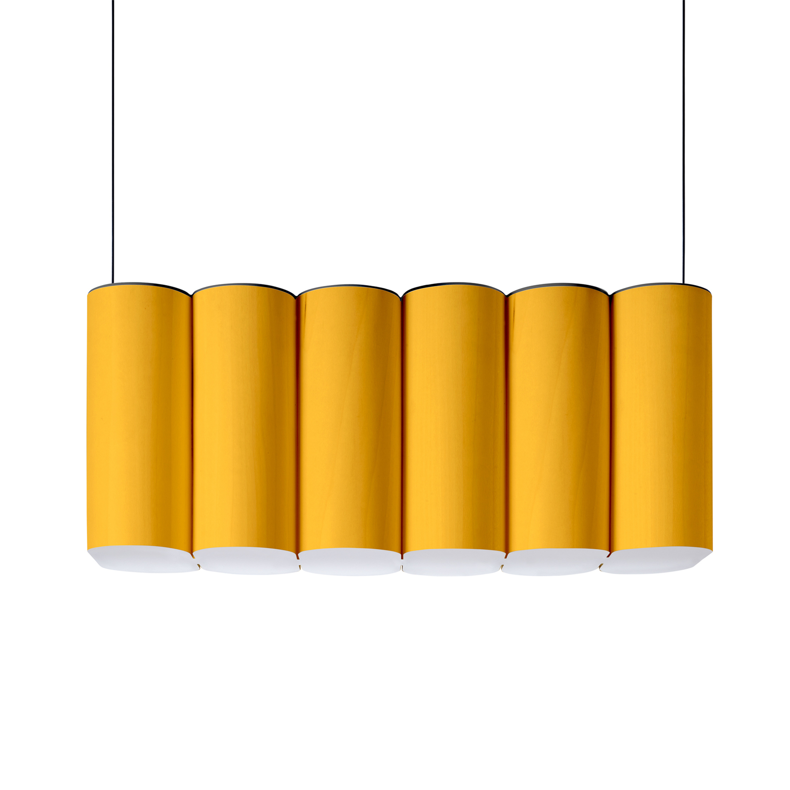 LZF Tomo Long LED hanging lamp, yellow