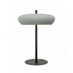 Galda lampa 2594, pelēka/melnā krāsā, augstums 41 cm, keramika/metāls, G9