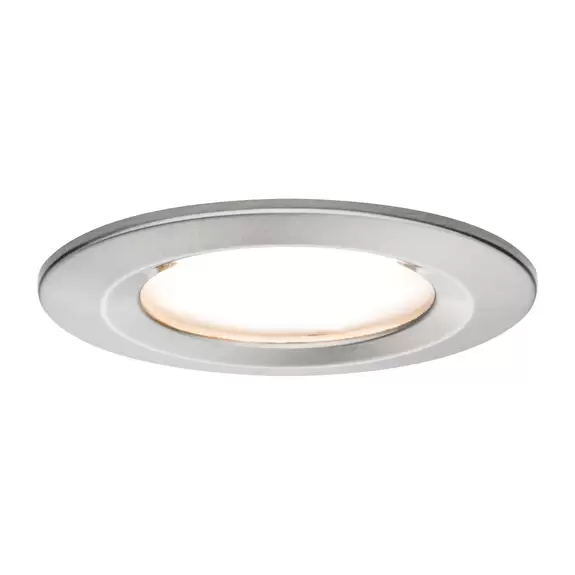 Lampenwelt Paulmann LED-Spot Nova Coin rund, dimmbar, Eisen