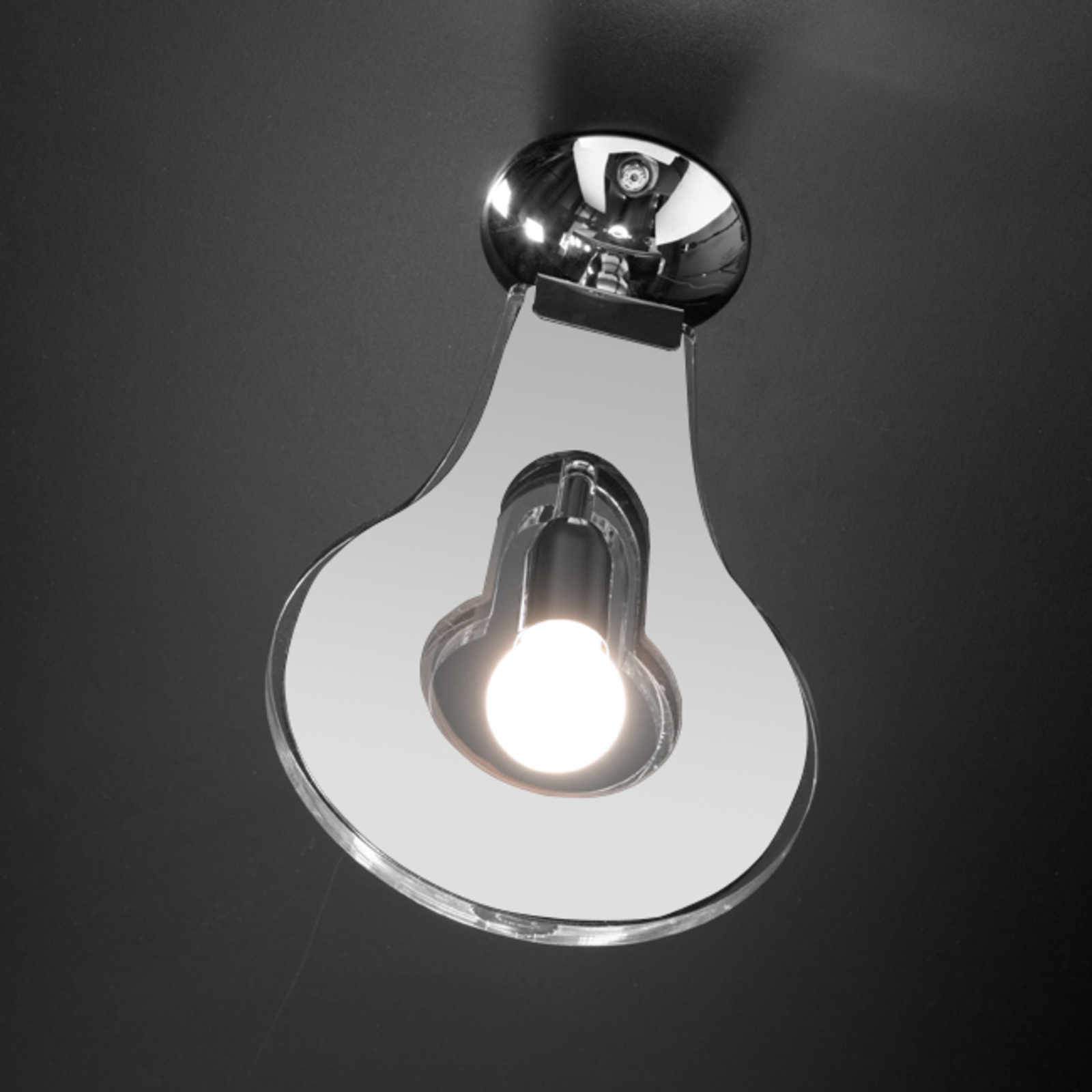 Designer-Deckenlampe Flat 53cm weiß