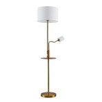 Aovan Gulvlampe w/USB Bronze - Lindby