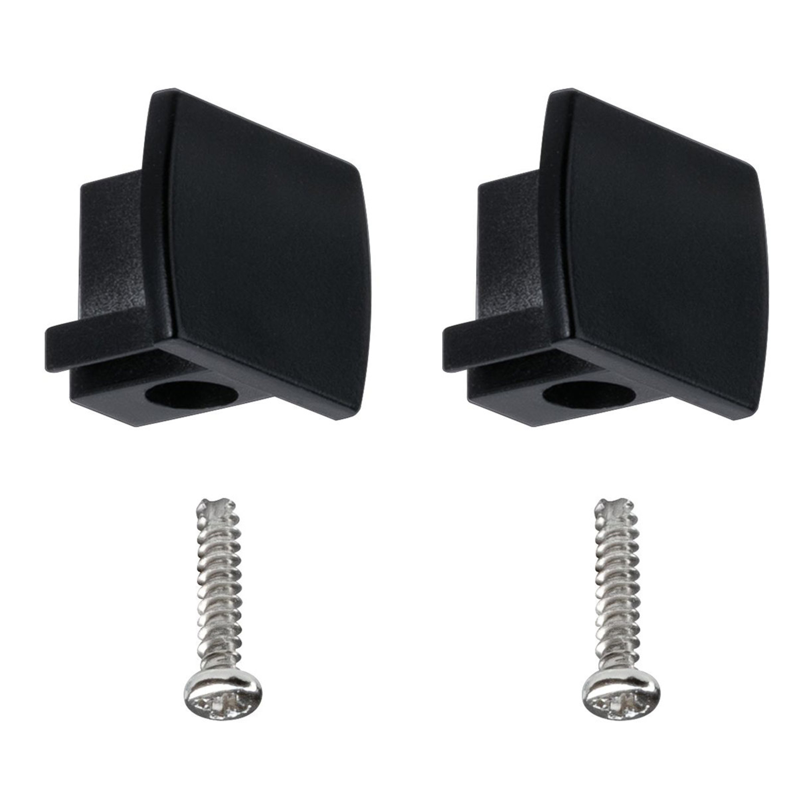 Paulmann URail end cap set of 2 black