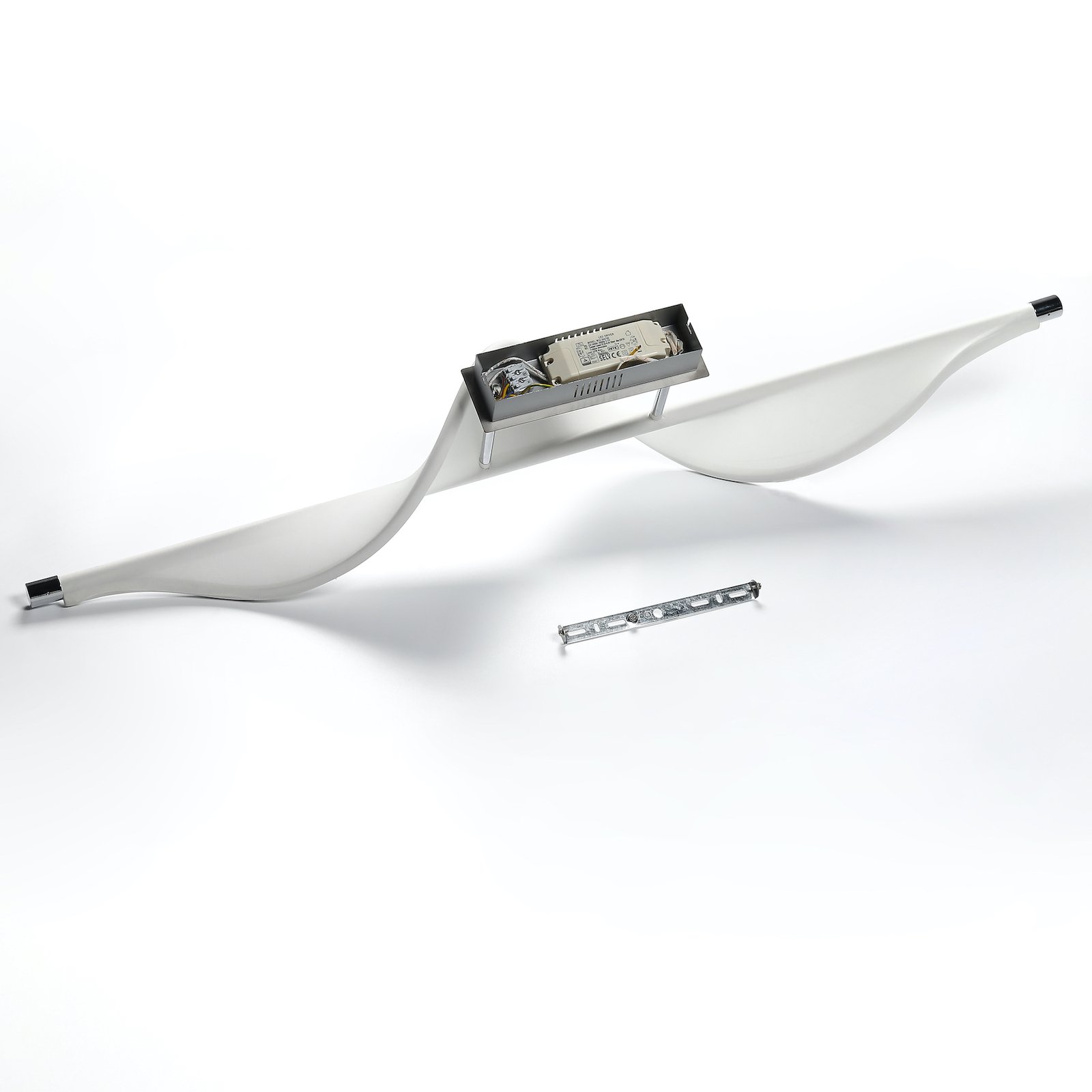Edano LED Plafonnier White/Chrome - Lucande