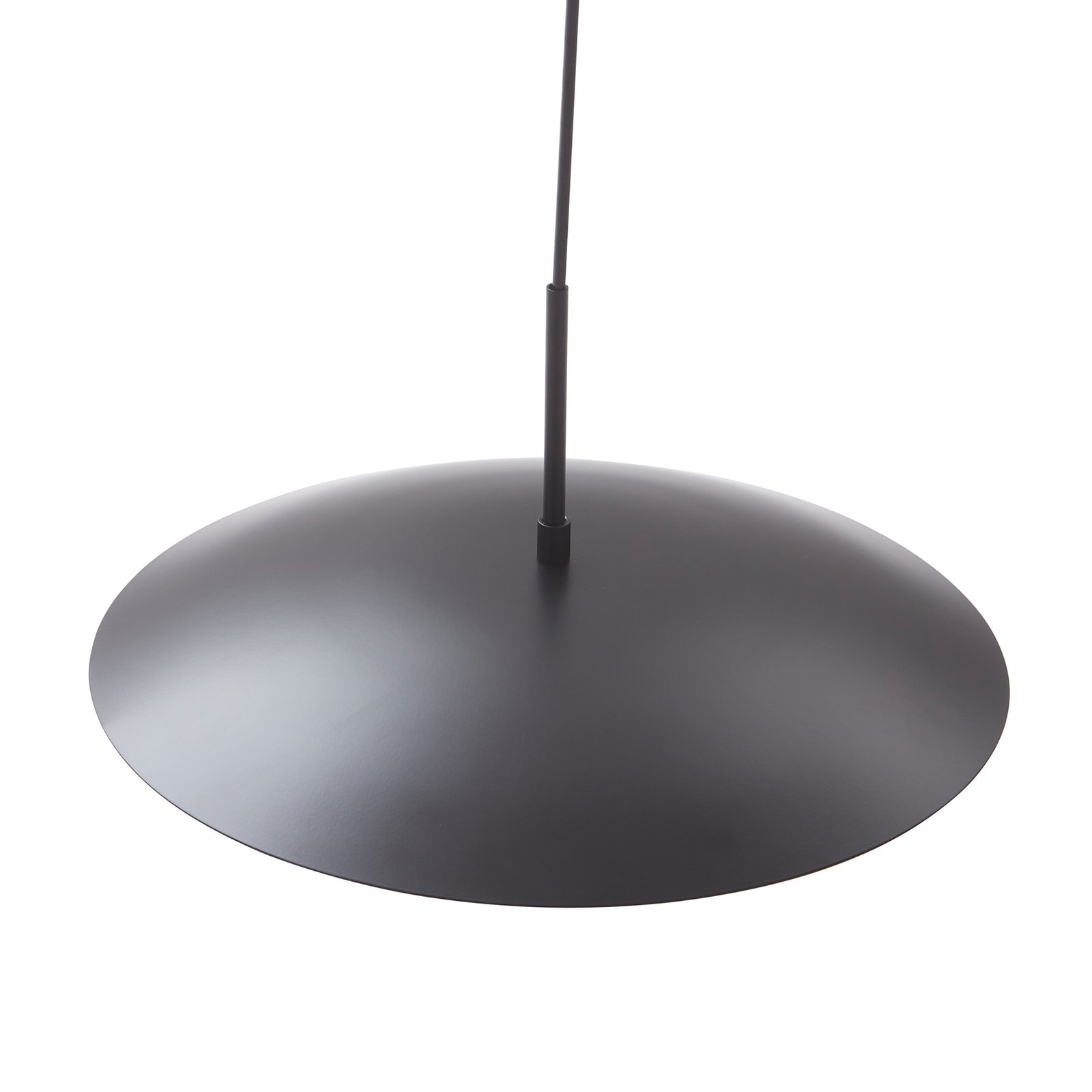 Suspension LED Lindby Tiama, métal, noir/or, Ø 40 cm