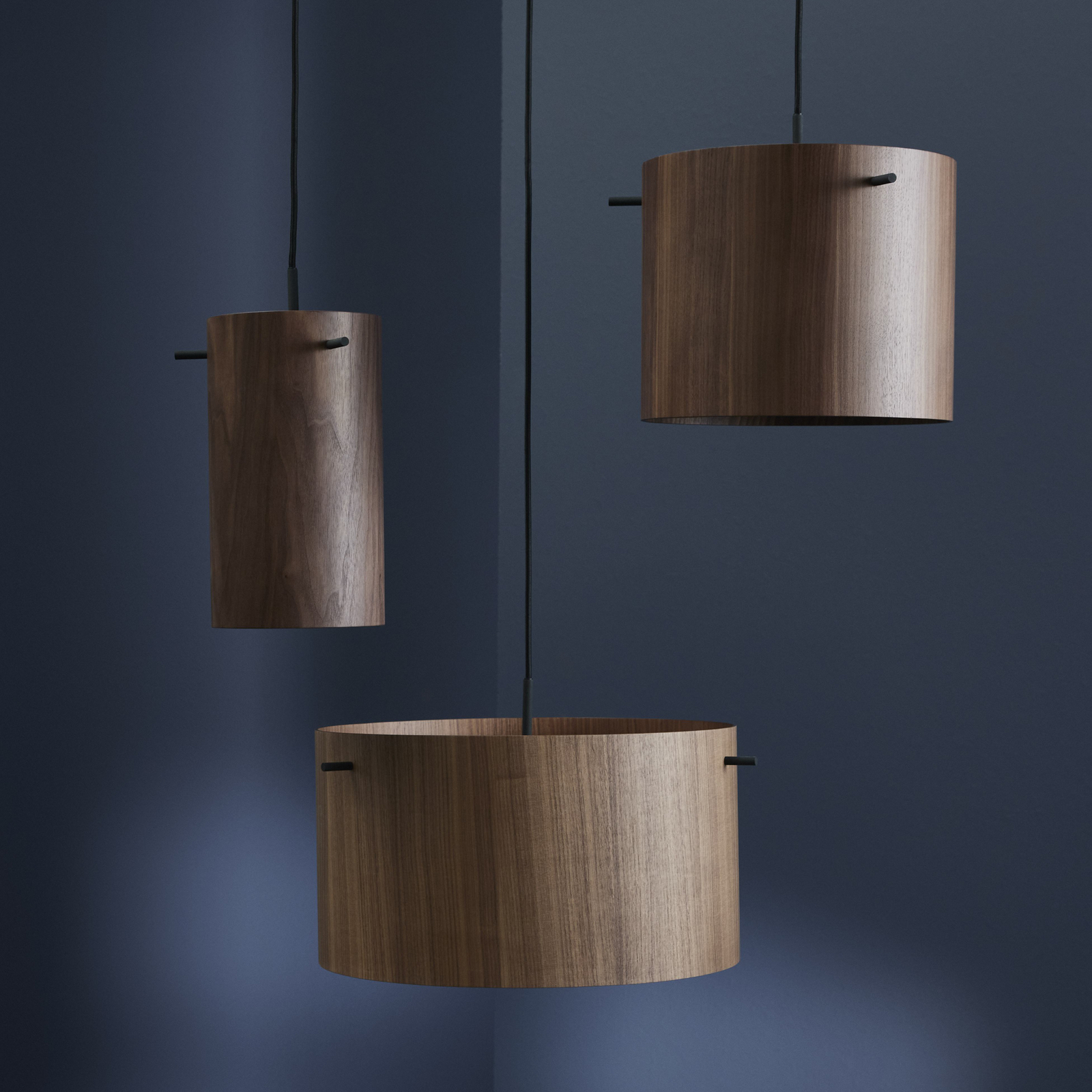 FM 1954 Lustră Pendul Ø16 Walnut - Frandsen