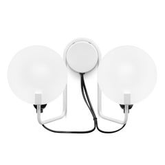 Stilnovo Bugia LED-væglampe, 2 lyskilder, hvid