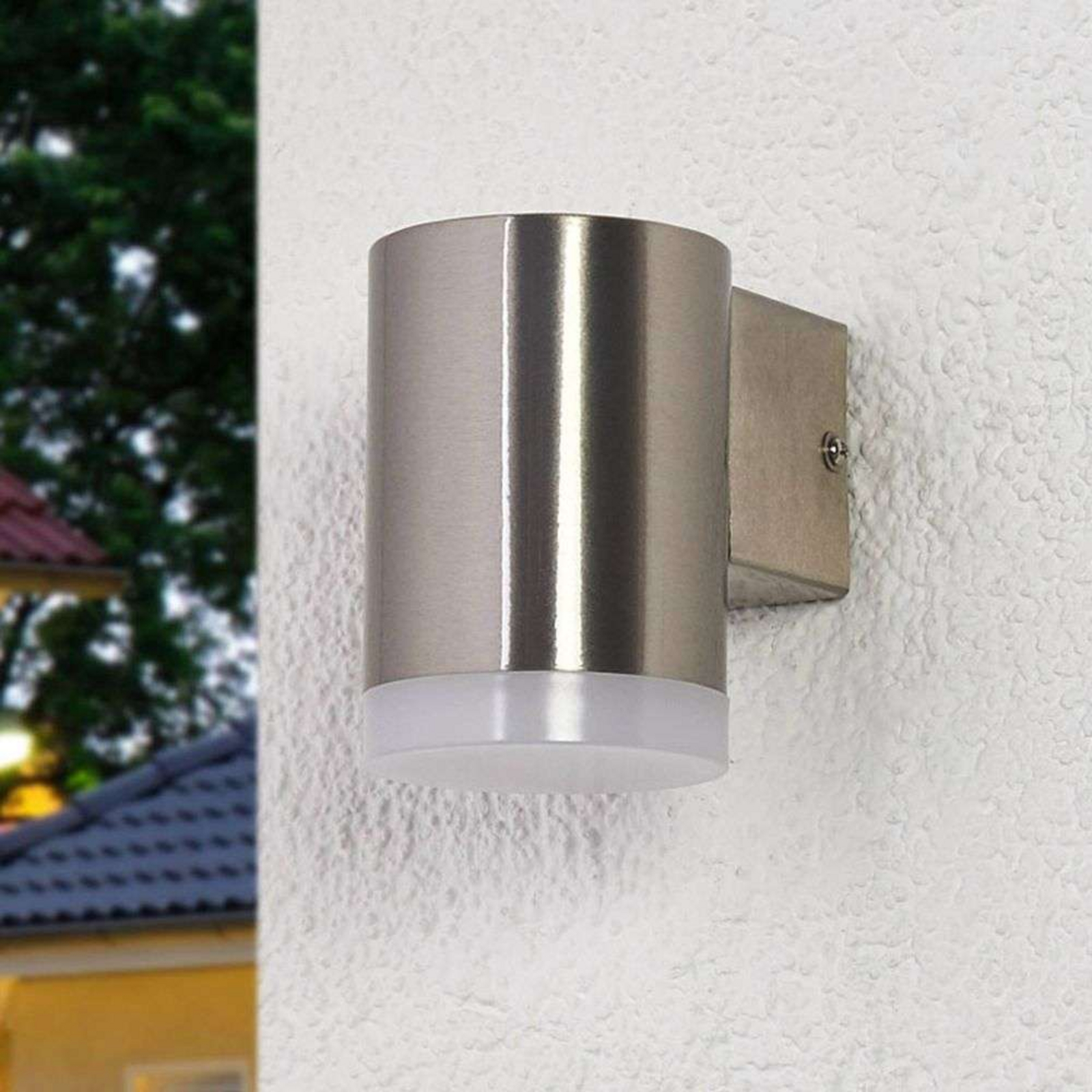 Eliano LED Aplica de Exterior Stainless Steel - Lindby