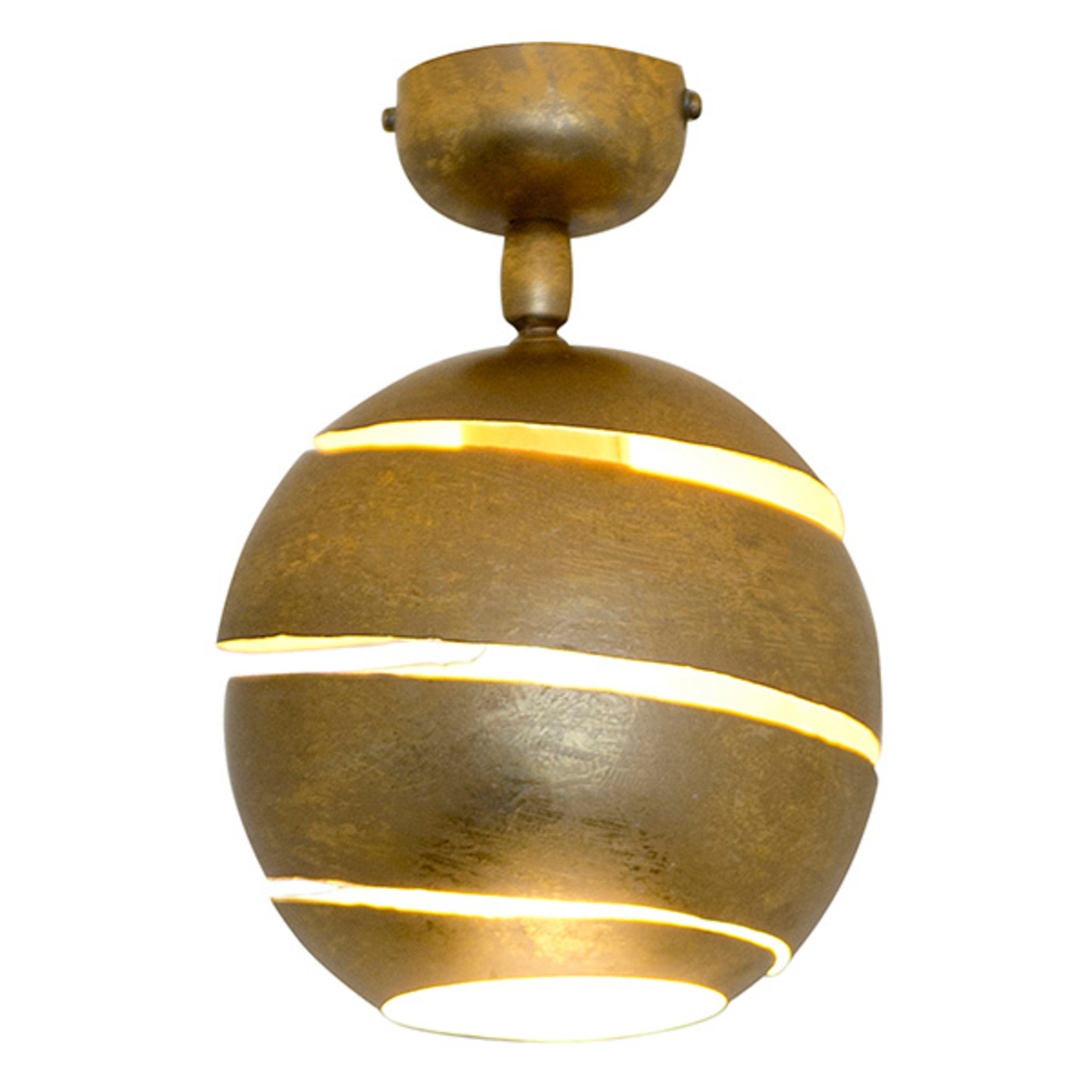 Výkyvné stropné svietidlo Suopare v zlate