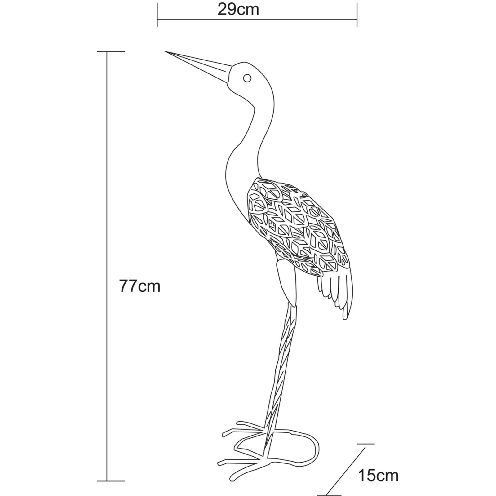 LED solārā dekoratīvā gaisma 33216, celtnis, pelēka