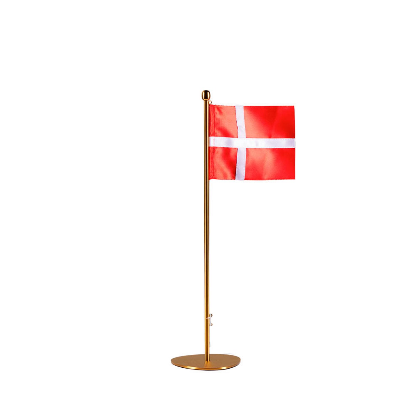 Bordflagstang H35 m/Dansk Flag Messing - Piet Hein