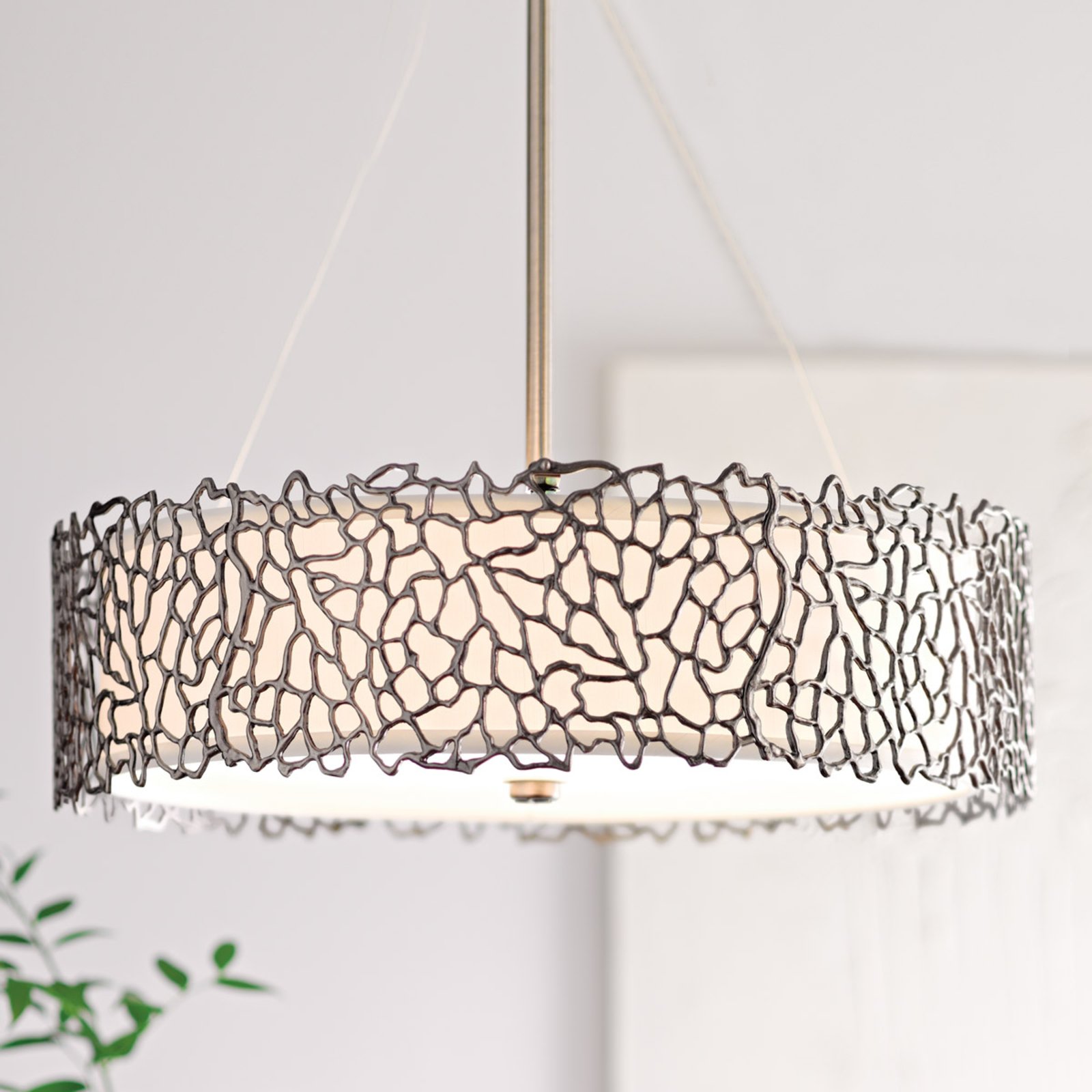 Lampa wisząca Silver Coral 55,9 cm
