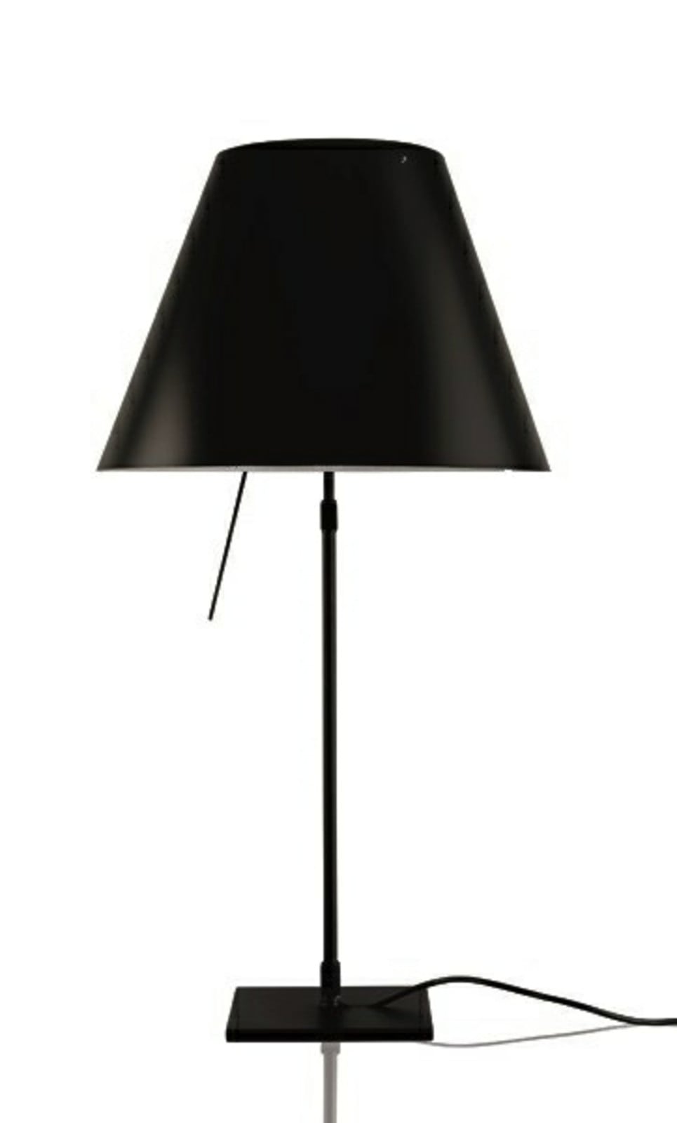Costanza bordlampe, sort, dæmpbar Luceplan - Stue - Aluminium