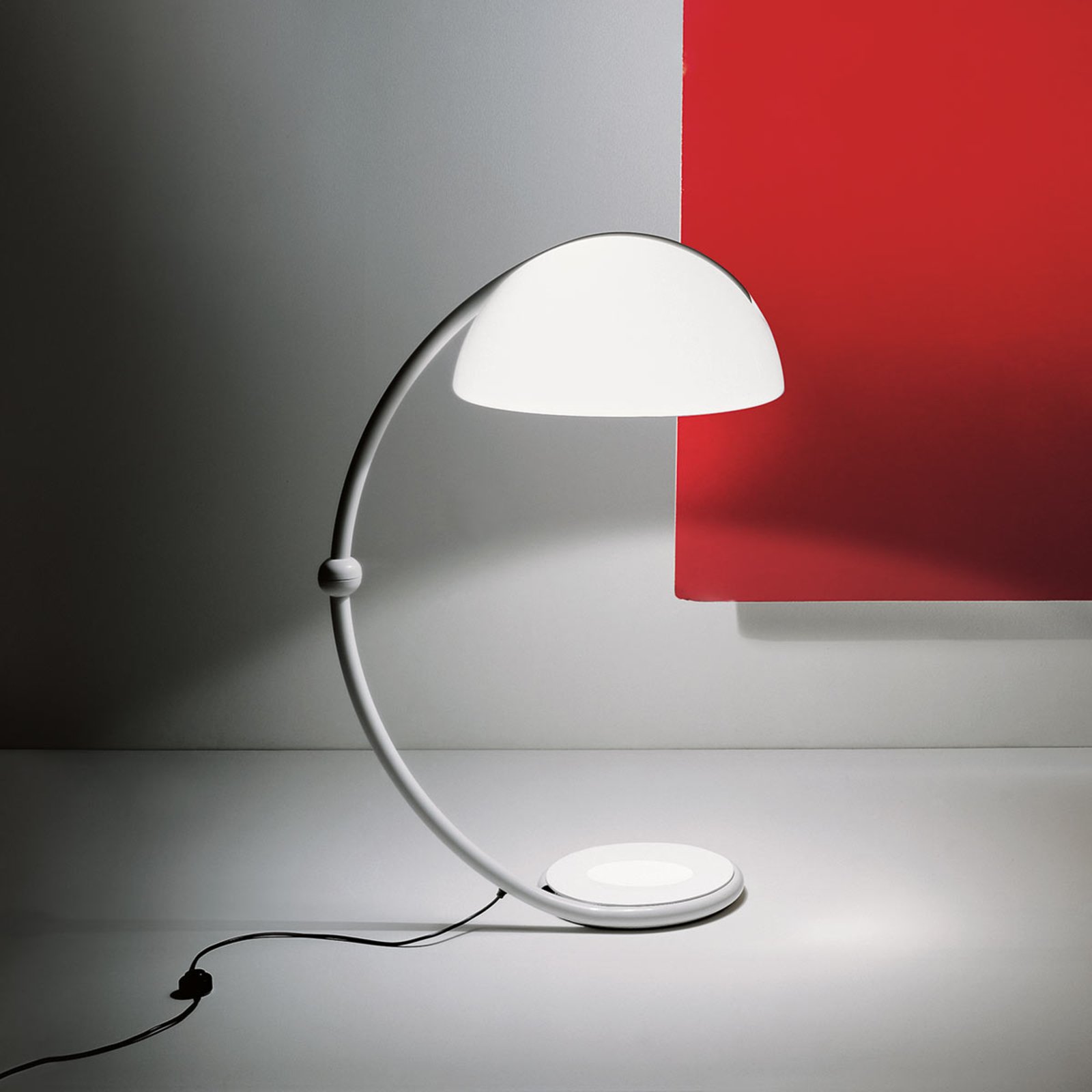 Serpente Stehleuchte Weiß - Martinelli Luce