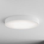 Taklampe Cleo 600, hvit, sensor, IP20, Ø 60 cm, metall