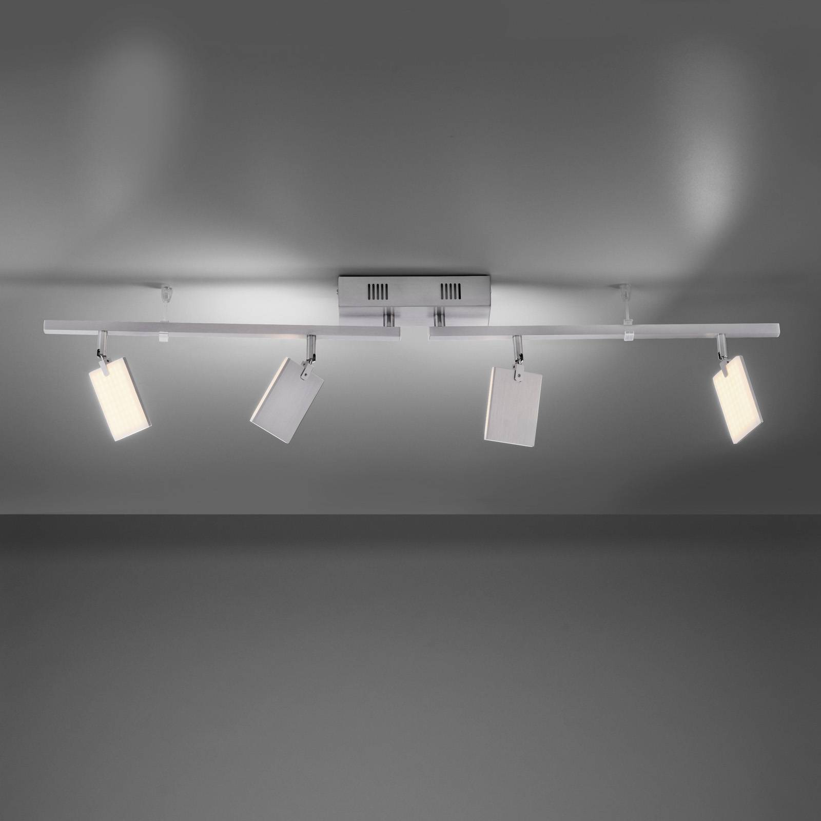 PURE Mira lampa sufitowa 4-pkt pilot CCT aluminium