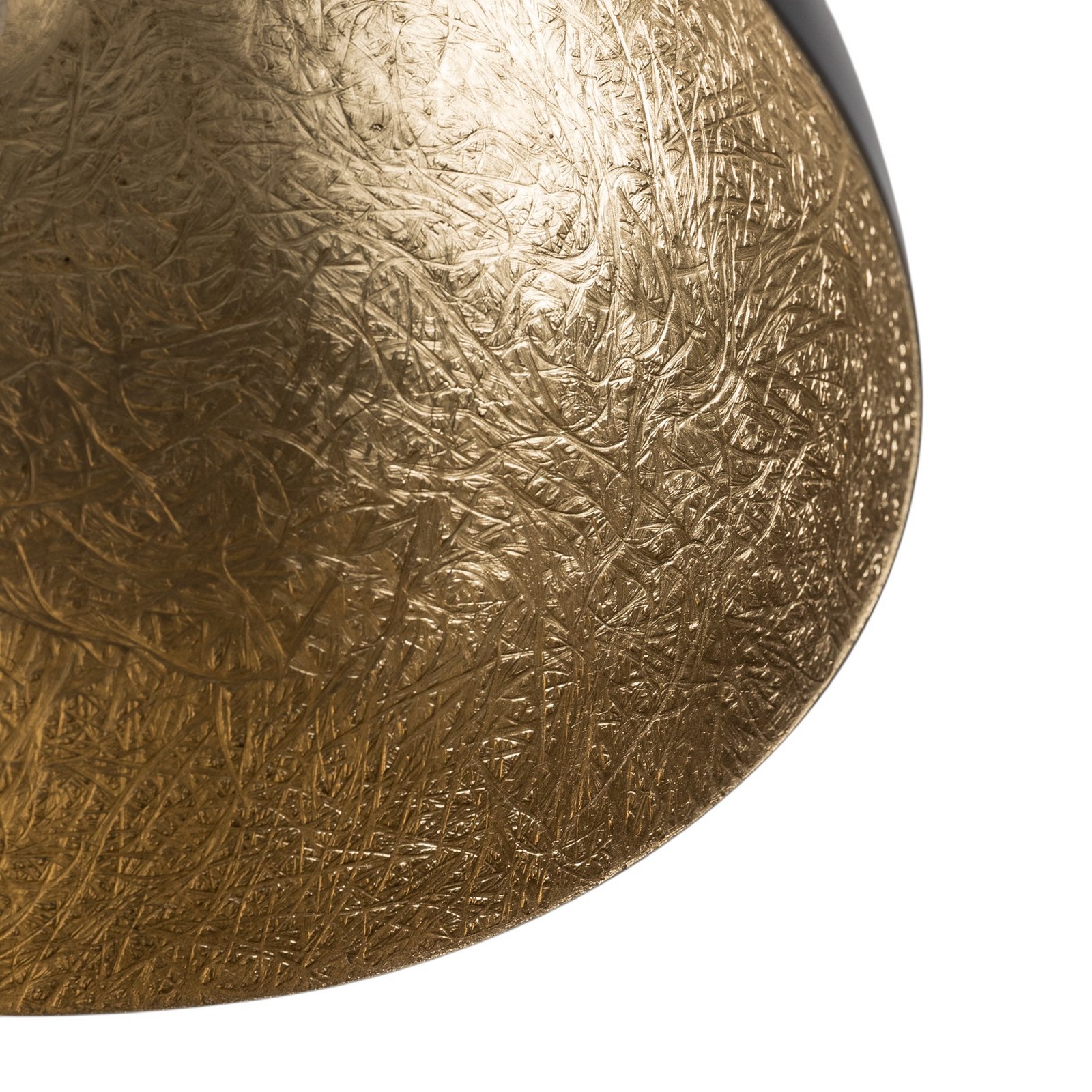 Taklampe Sfera, Ø 35 cm, svart/gull