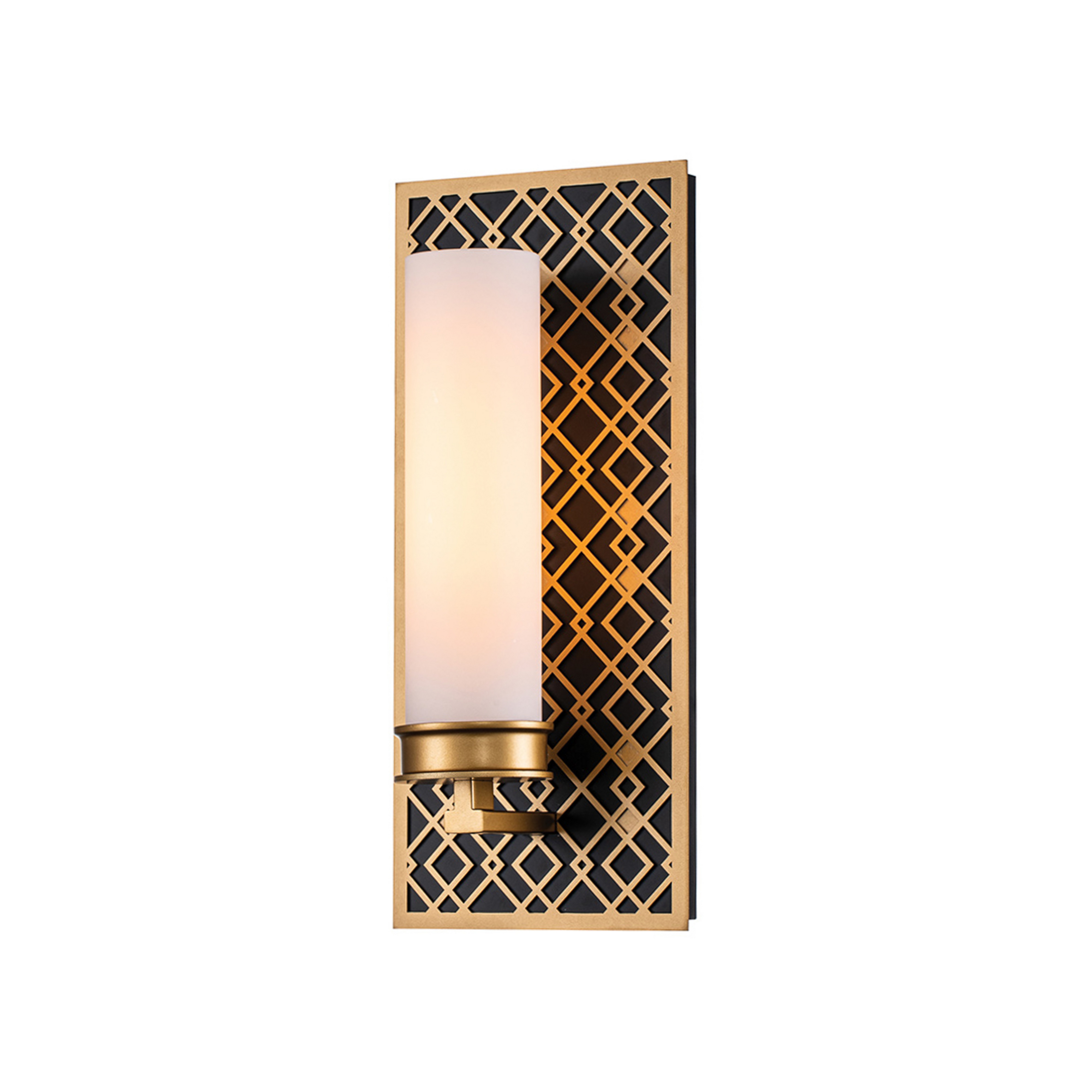 Vegglampe Ziggy, gull
