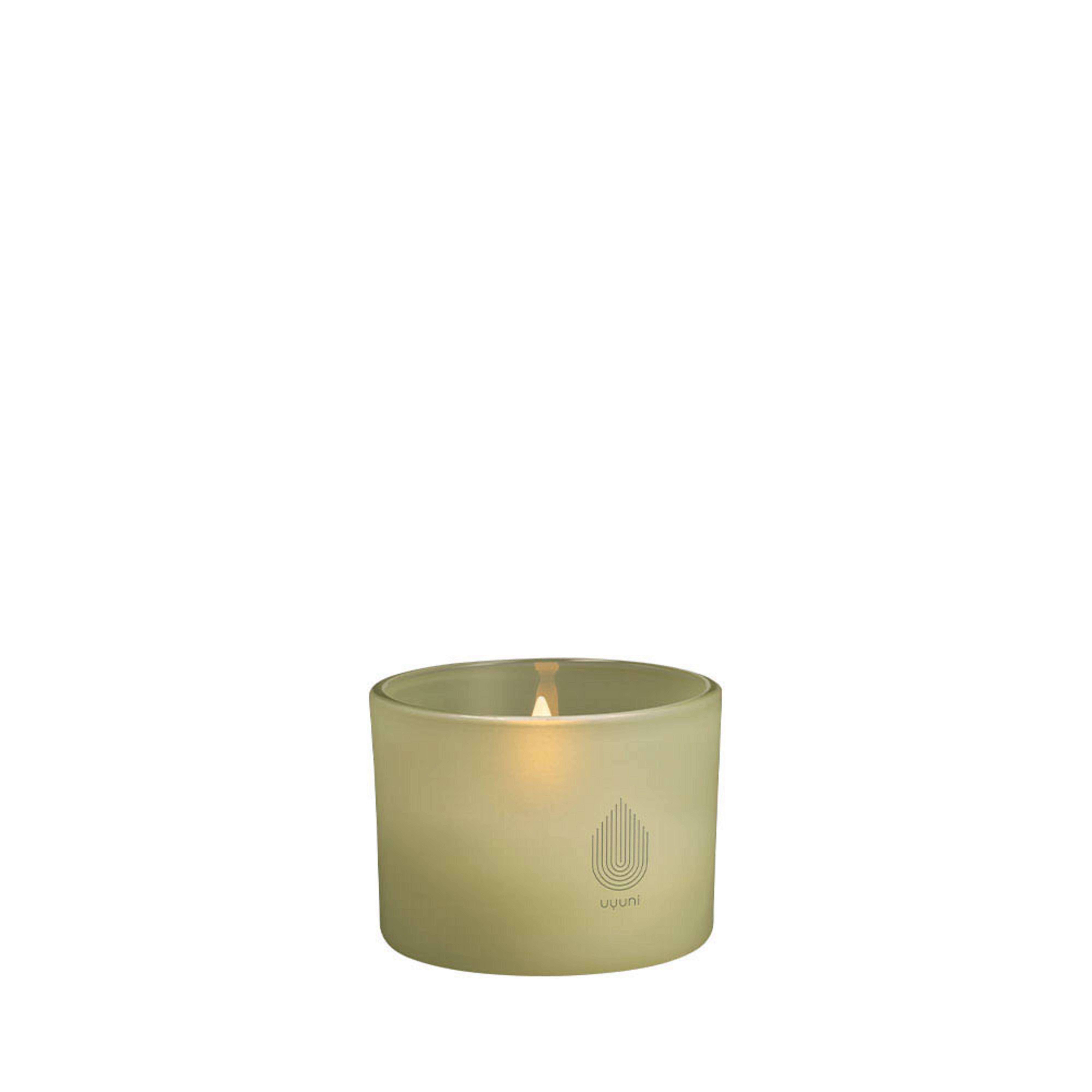 Glas Licht 8,2x6 cm Light Green Leaf - Uyuni Lighting