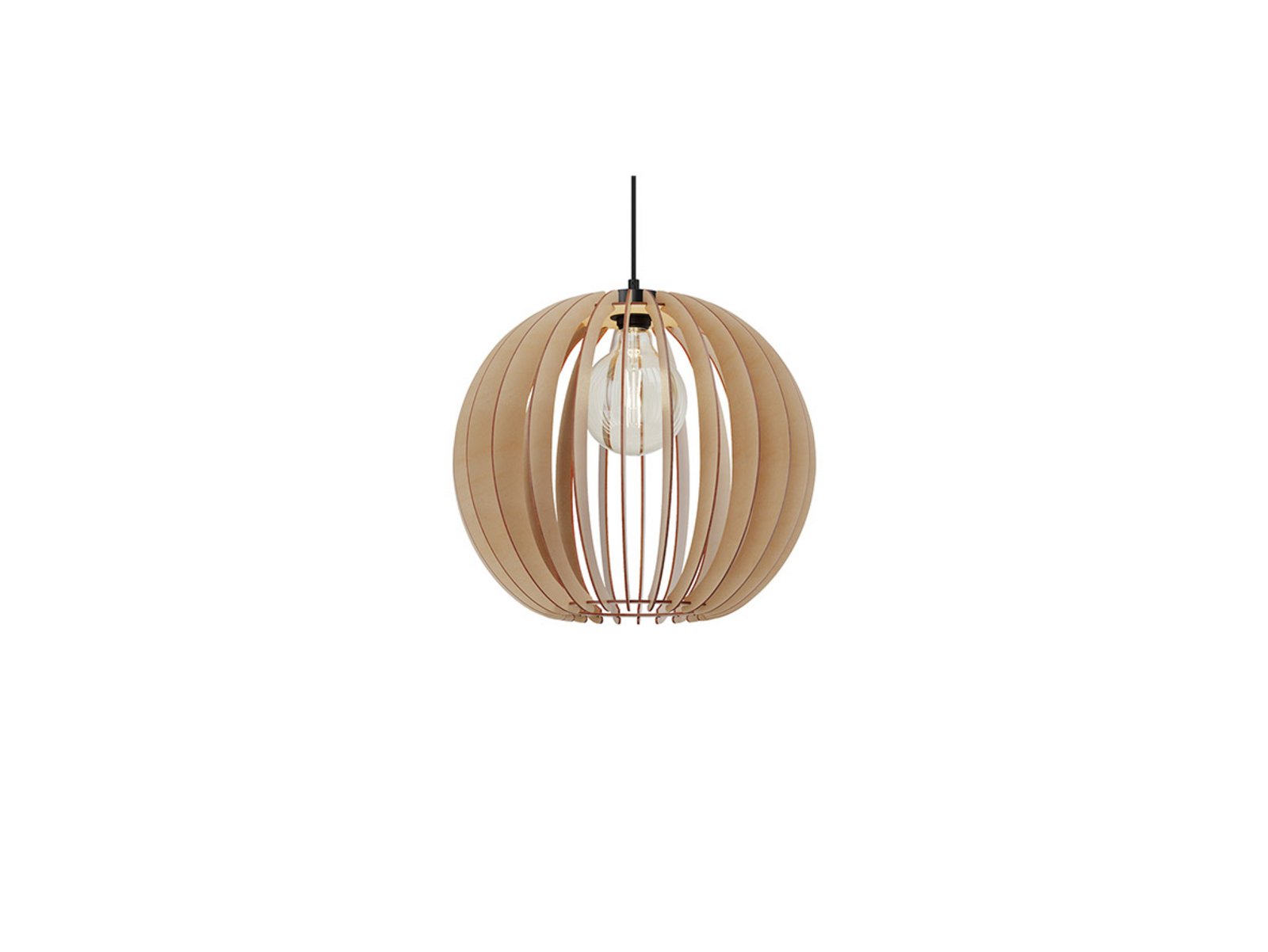 Clay Ø40 Pendant Black/Wood - Envostar