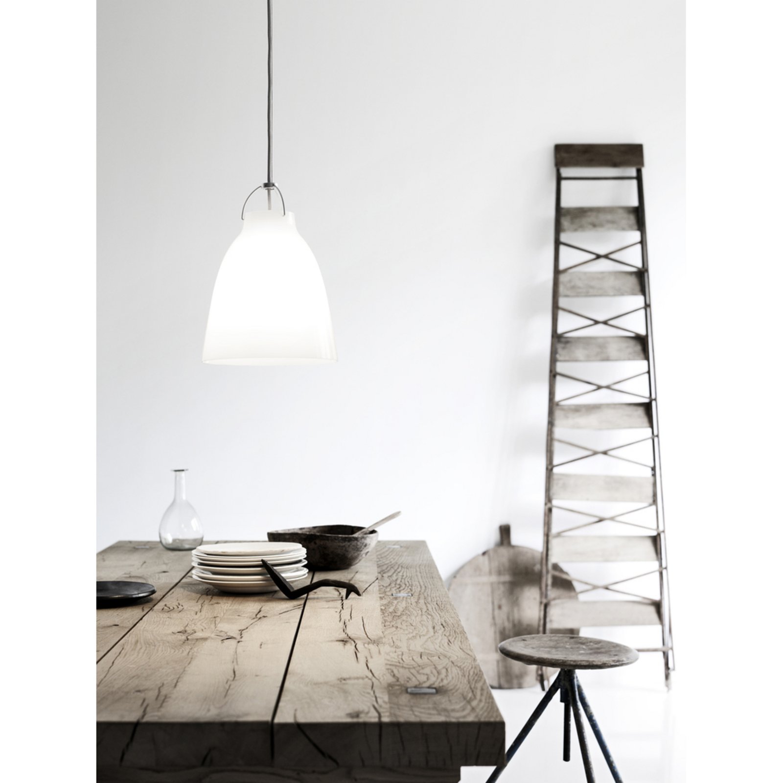 Caravaggio™ P1 Pendant Matt Grey45 - Fritz Hansen