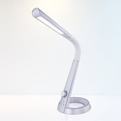 Mitti LED asztali lámpa USB-csatlakozó ezüst/fehér