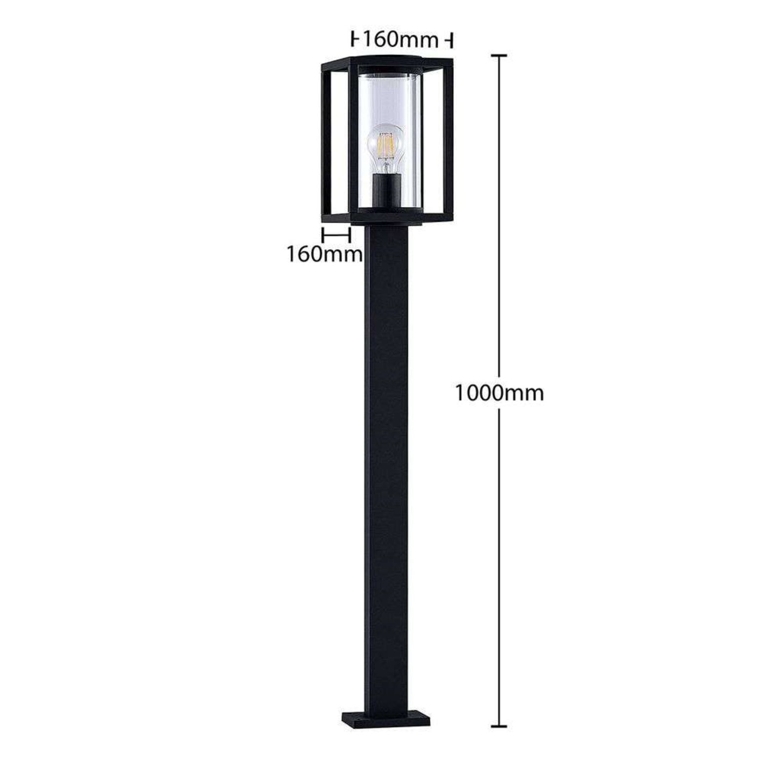 Ferda Udendørs Havelampe H100 Graphite - Lucande