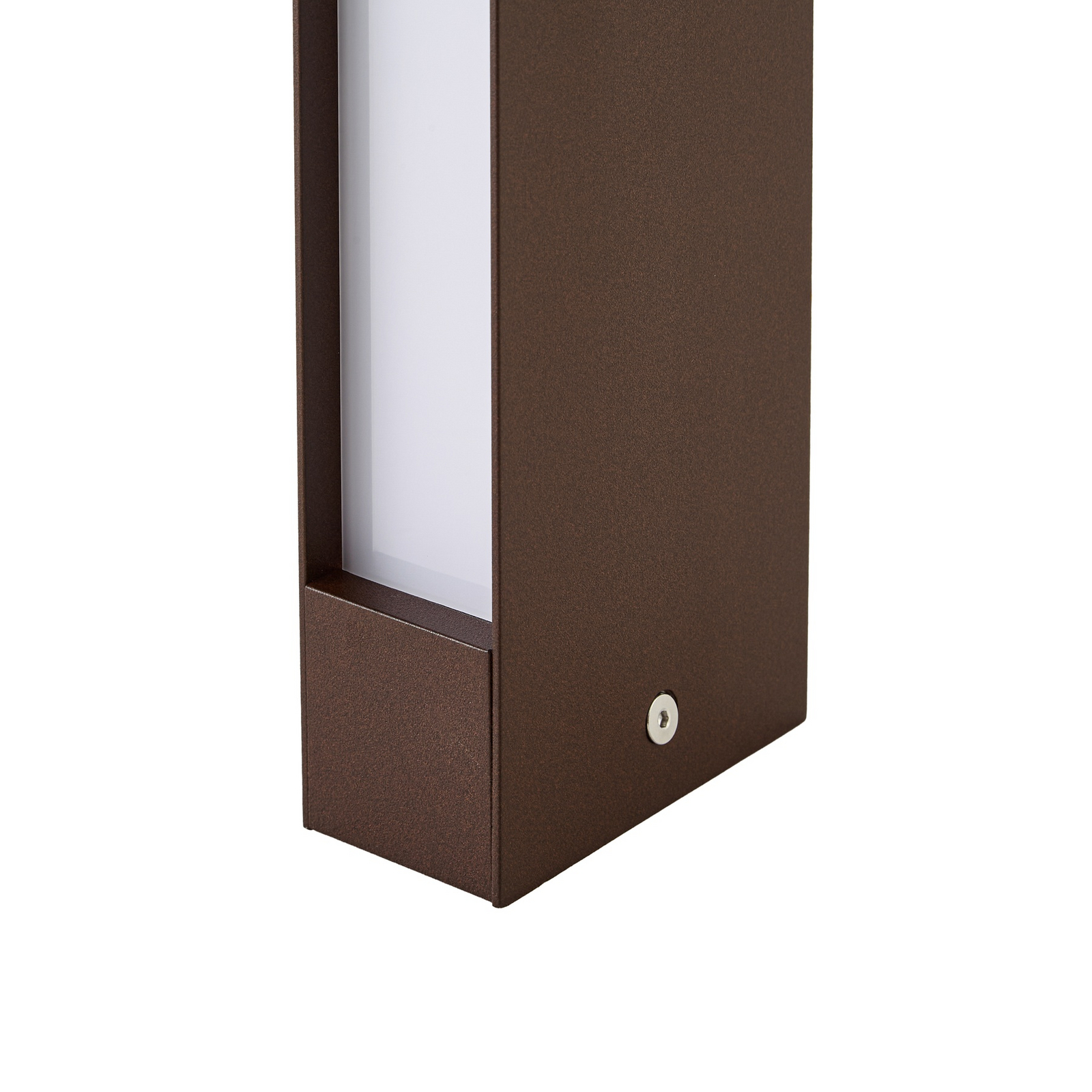 Lucande LED ceļa apgaismojums „Lirka“, augstums 60 cm, rūsas krāsā, IP65 Lucande LED ceļa apgaismojums „Lirka“, augstums 60 cm, rūsas krāsā, IP65