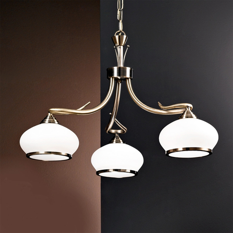 Magnifique suspension à 3 lampes Elvira