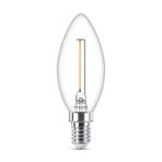 Philips LED Classic крушка за свещ E14 B35 1,4W прозрачна