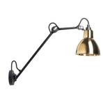 122 Aplică de Perete Black/Brass - Lampe Gras