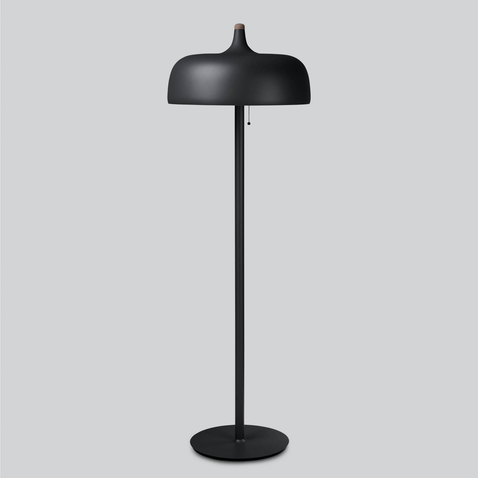 Northern Acorn lampadaire noir mat