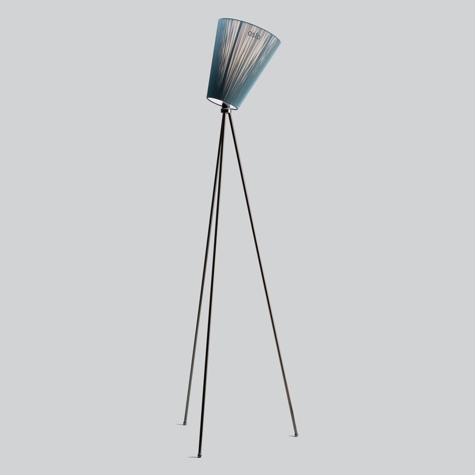 Oslo Wood Lampadaire Noir/Vert - Northern
