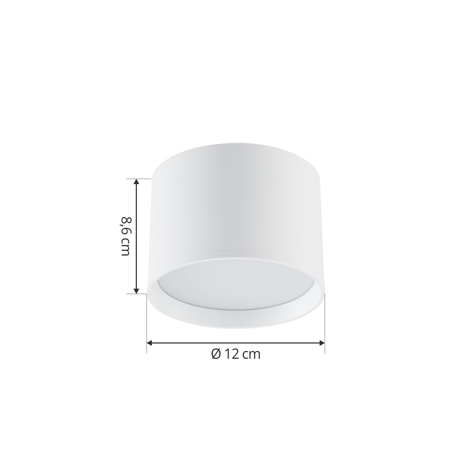Nivoria LED Spotlight Ø12 White - Lindby
