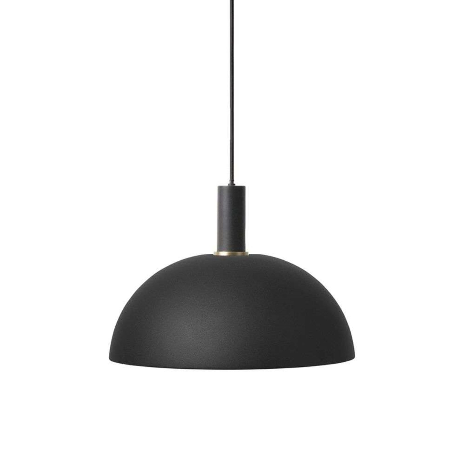 Collect Závěsná Lampa Dome Low Black - Ferm Living