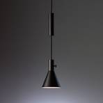 TECNOLUMEN Eleu - LED függő lámpa, fekete matt