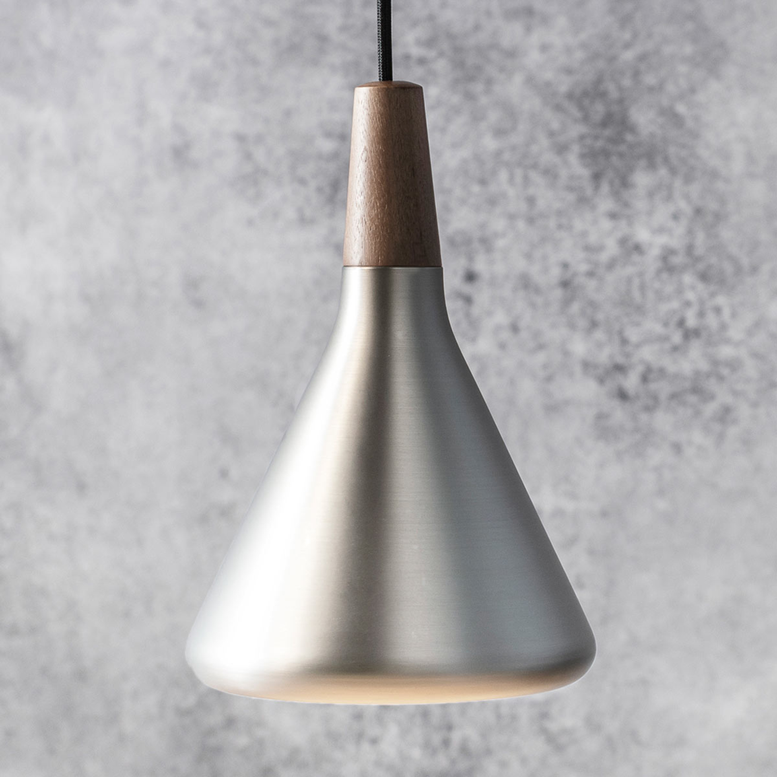 Nordlux Metal pendant lamp Float 18 cm, for Living / Dining Room, Metal, E27, 60 W, energy efficiency: A++, H: 27 cm