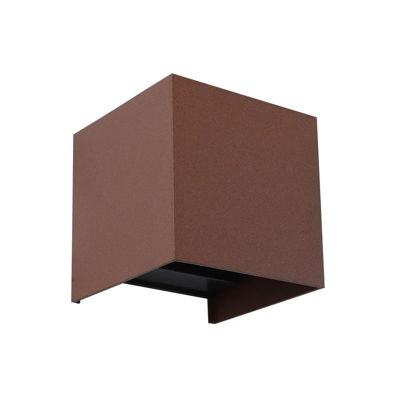 Lindby - Dara Square LED Smart Extérieur Applique Murale Rouille