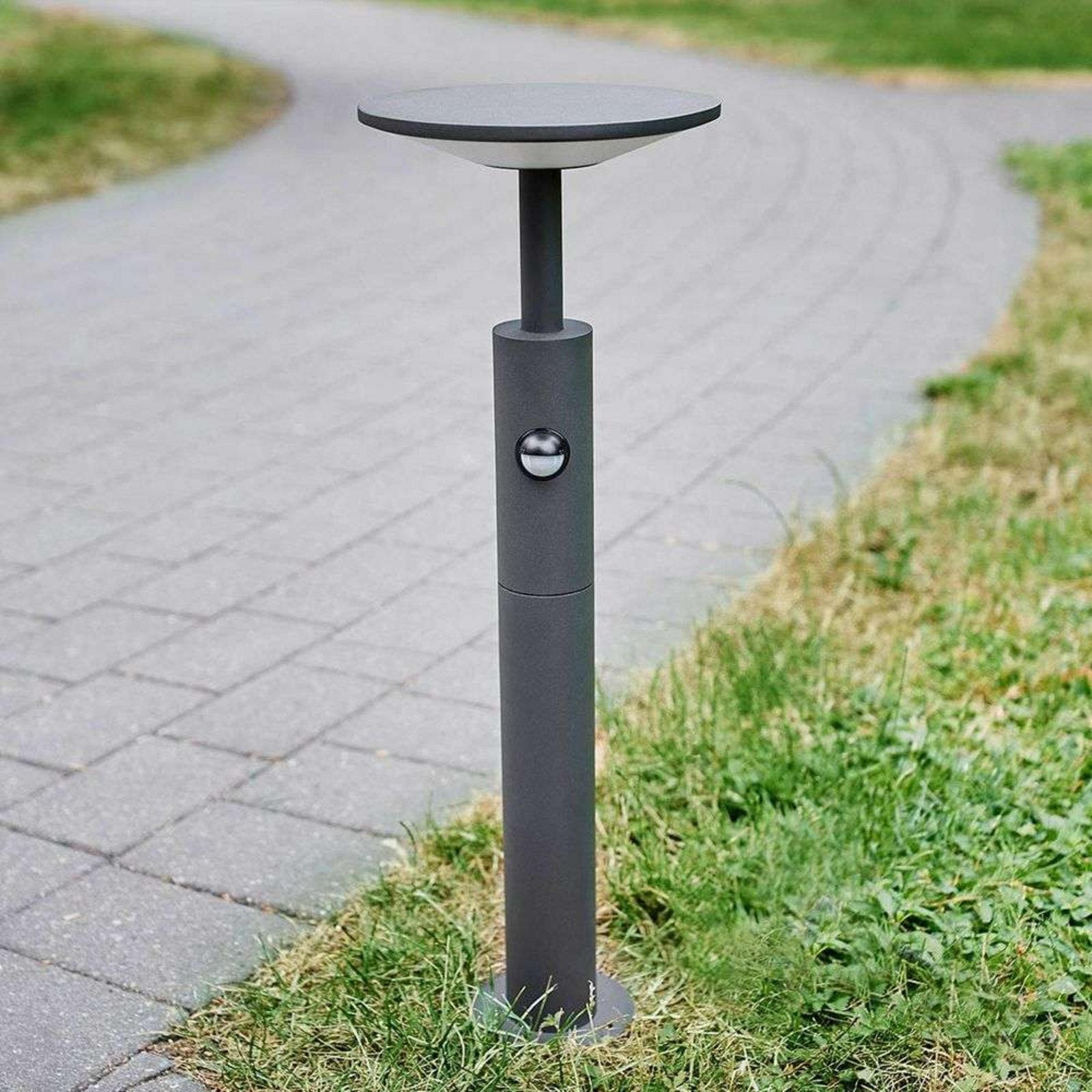 Fenia LED LED Tuinlamp H60 w/Sensor Anthracite - Lucande