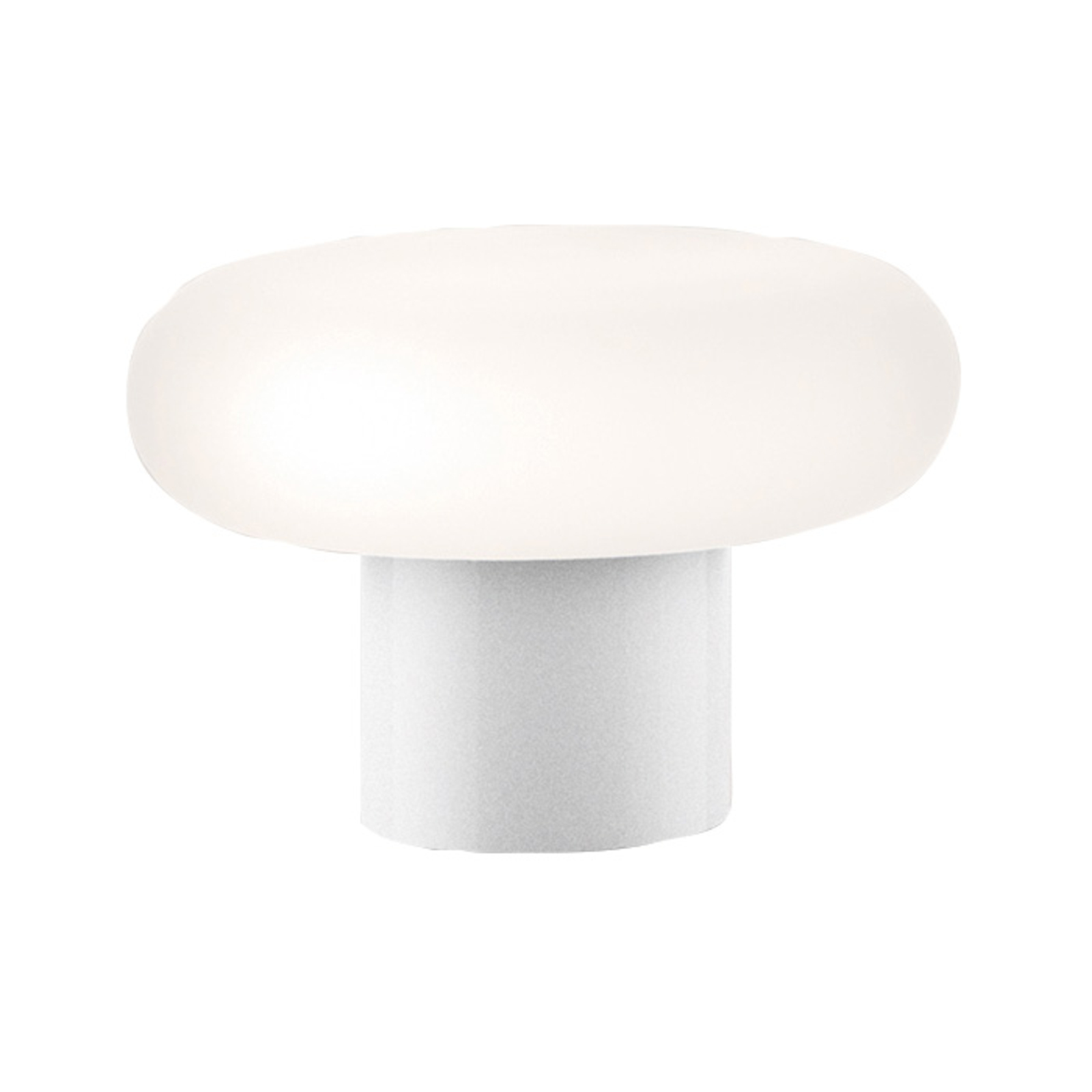 Artemide Itka LED galda lampa, balta keramikas pamatne
