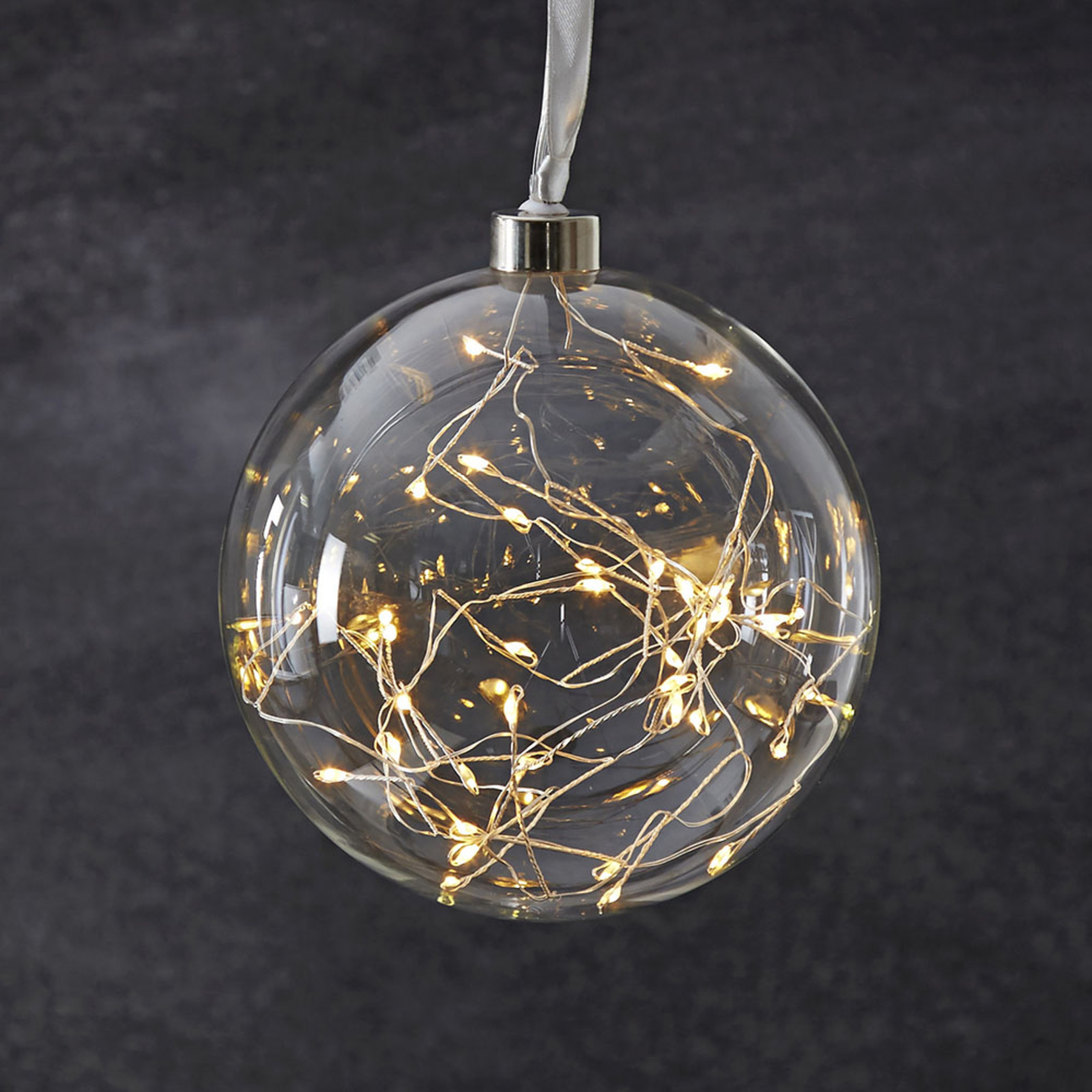 LED-Dekokugel Glow aus Glas, Ø 15 cm