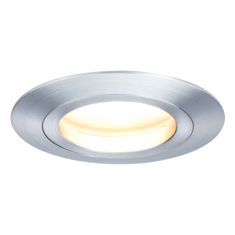 Paulmann Coin LED-Einbauleuchte IP44, 3er alu