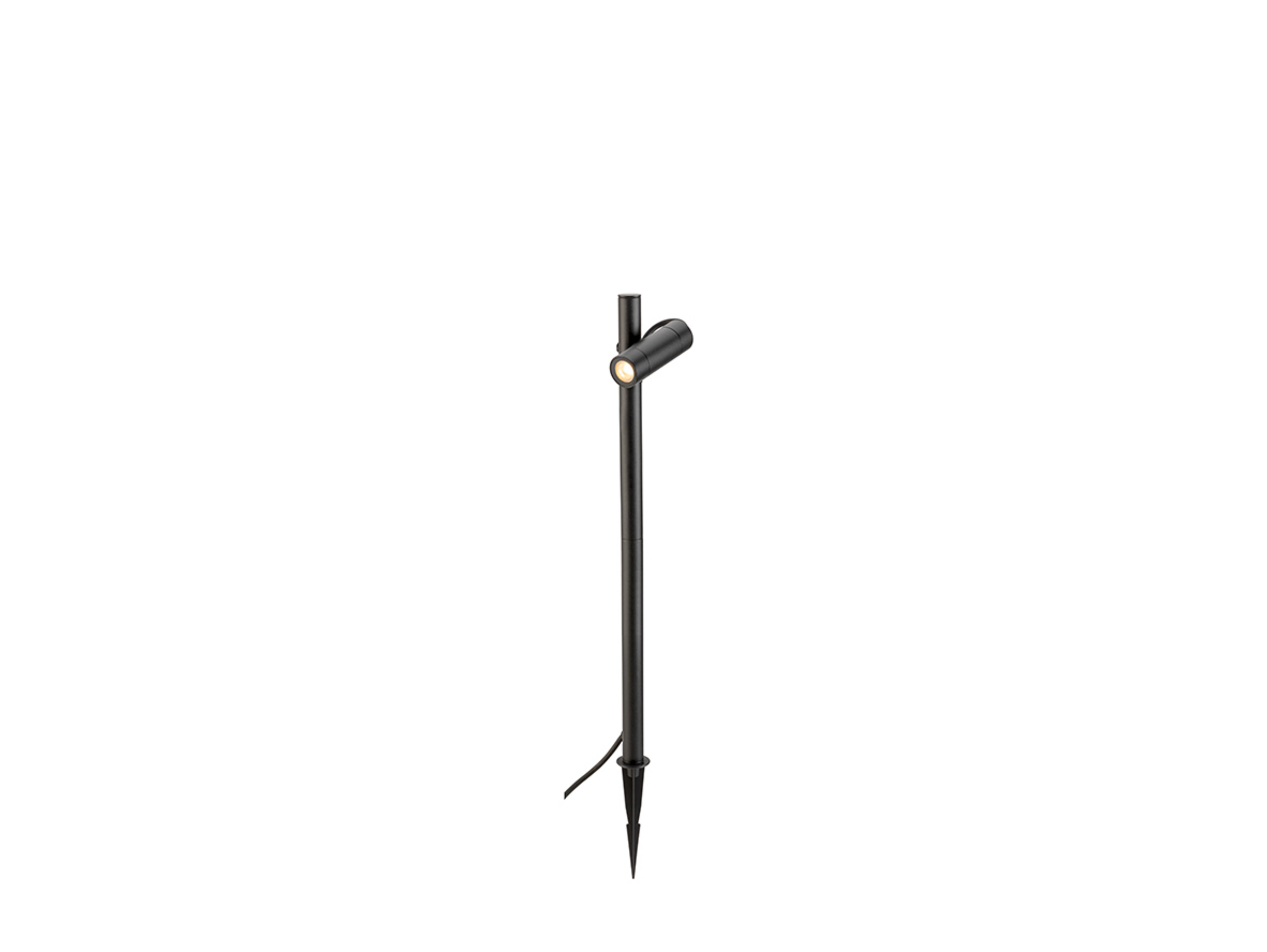 Helia Slim Pole 1 Focos de Jardim w/Spike IP65 Black - SLV
