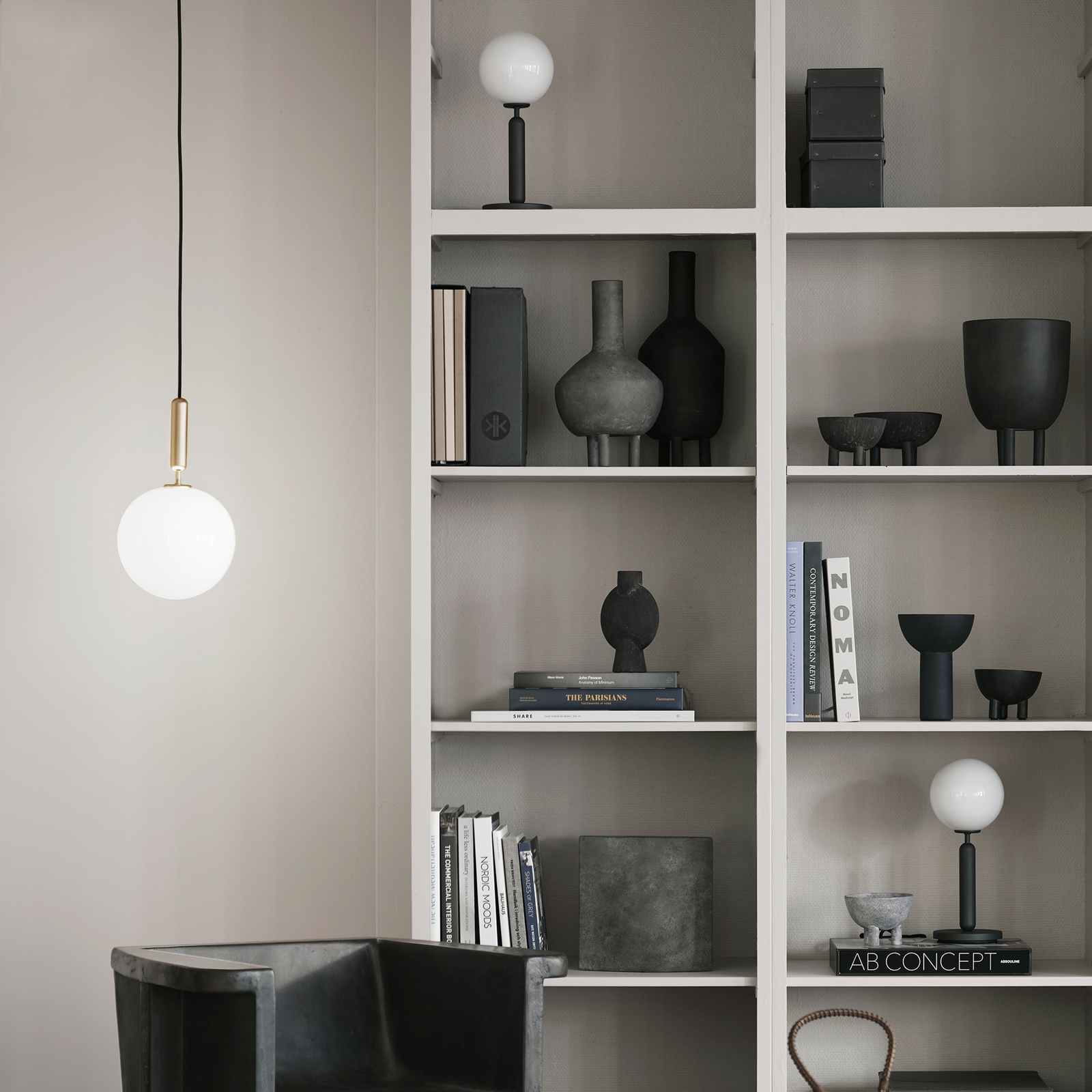 Miira 1 Pendant Large Brass/Opal White - Nuura Miira 1 Pendant Large Brass/Opal White - Nuura