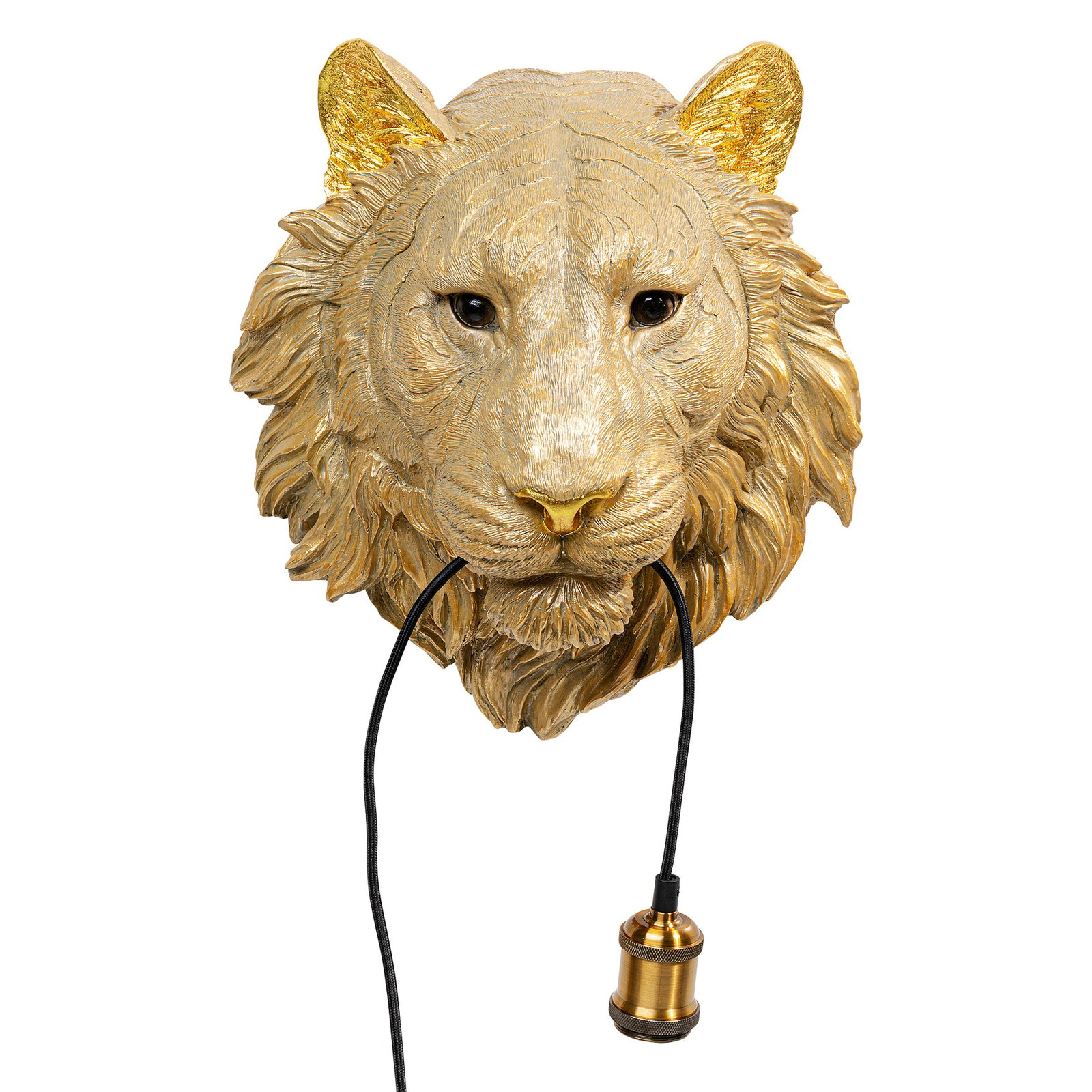 Nástenné svietidlo KARE Animal Tiger Head so zástrčkou